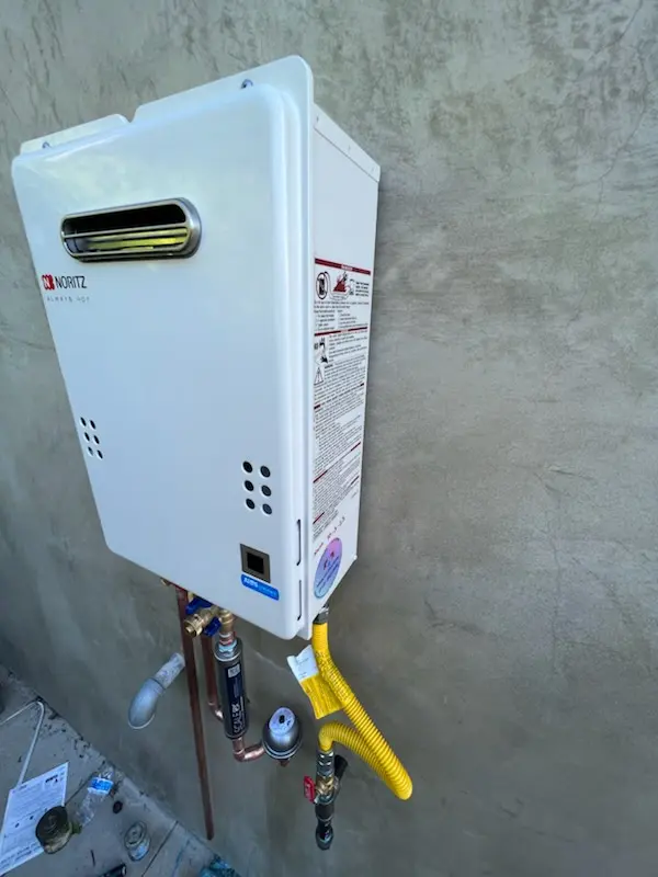 Tankless water heater installation for Stanford Ranch homes